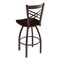 Holland Bar Stool Co 30" Swivel Bar Stool, Bronze Finish, Dark Cherry Oak Seat 82030BZDCOak - alternate 4